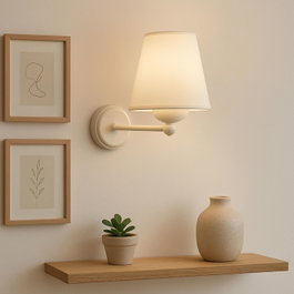 Opviq Lámpara de Pared Color Crema